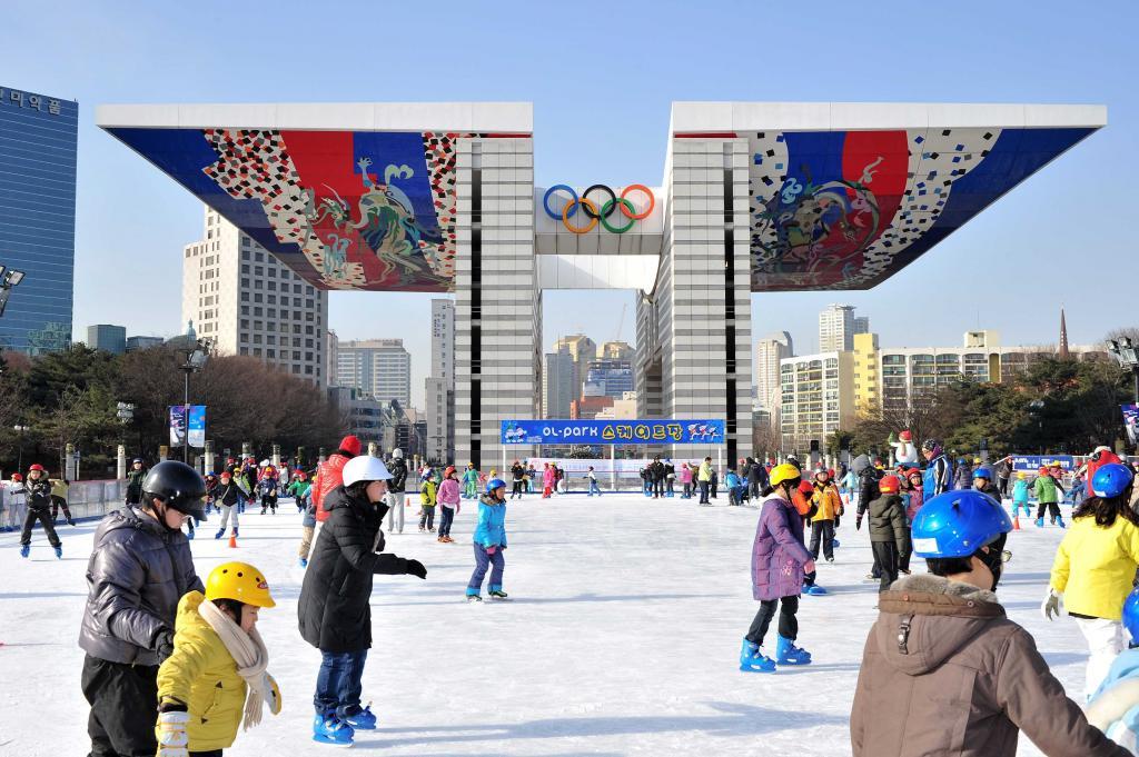 Olympic Park Ice Skating Rink 올림픽공원 아이스 스케이트 링크